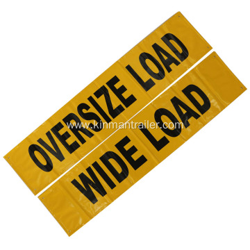 wide load truck banner